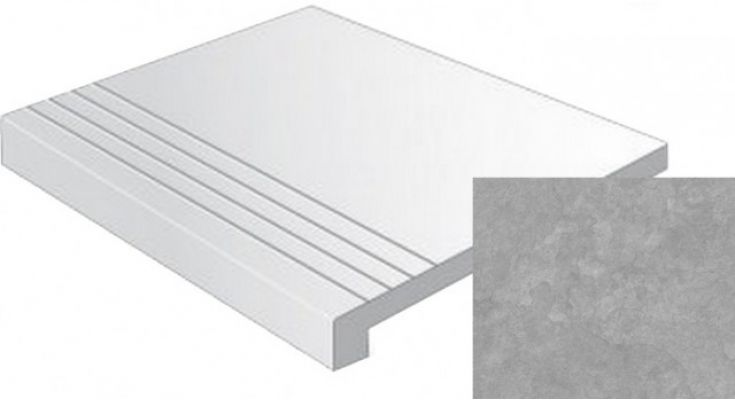 Ступени Gradone Delta-R Cemento Antideslizante 59.3х59.3