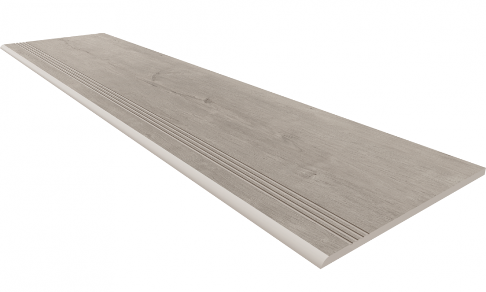 Ступени SF03 Ступень Soft Wood Grey неполированный с насечками 30x120