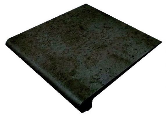 Ступень фронтальная Rounded Stair-tread Antracite 33*33