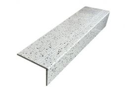 Ступень фронтальная Terazzo Poiish Silver 30x120