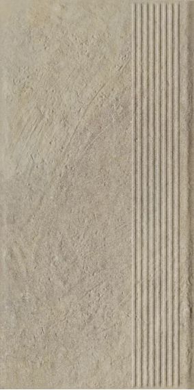 ная плитка Eremite Crema Stopnica Prosta Struktura Mat 30x60