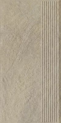 ная плитка Eremite Crema Stopnica Prosta Struktura Mat B1a 30x60