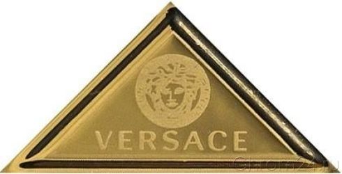 0068970 TRIANG.MEDUS.GOLD PVD 8,7x4,5