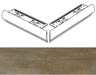 0557853 Signoria Ang Toro Con Lamina Noce 33.3x33.3x4