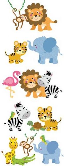 06-01-1-52-05-01-3026-0 Плитка Панно Kids Safari 40х100