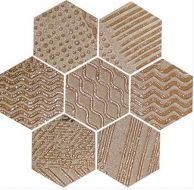 101771 Dec. RAKU ESAGONA COPPER 35.5x37