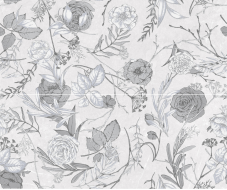 10300000105 Плитка Декор Genevieve GT Серая (панно из 2 плит) 50x60