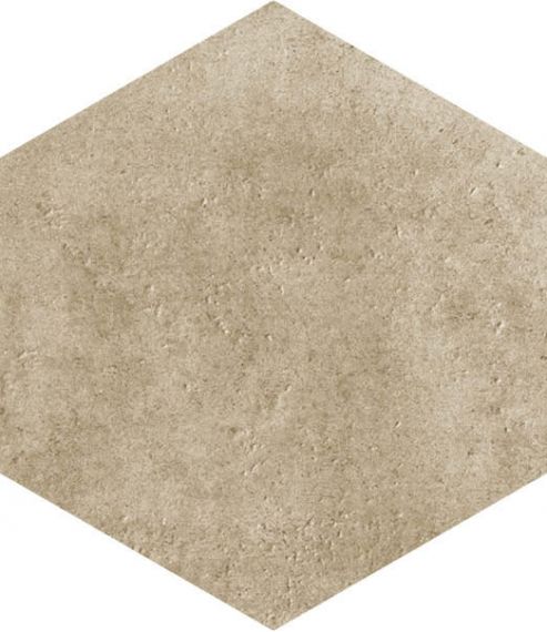 1047246 RIABITA ESAGONA NATURAL 24x27,7