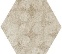 1047251 RIABITA ESAGONA FABRIC NATURAL 24x27,7