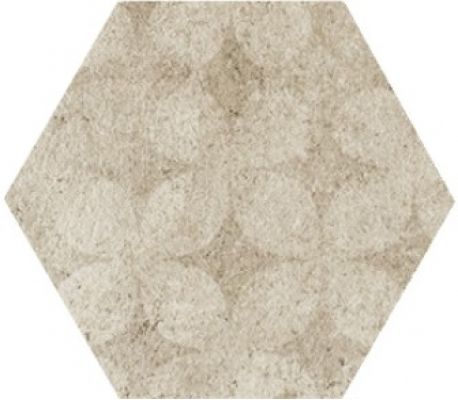 1047251 RIABITA ESAGONA FABRIC NATURAL 24x27,7