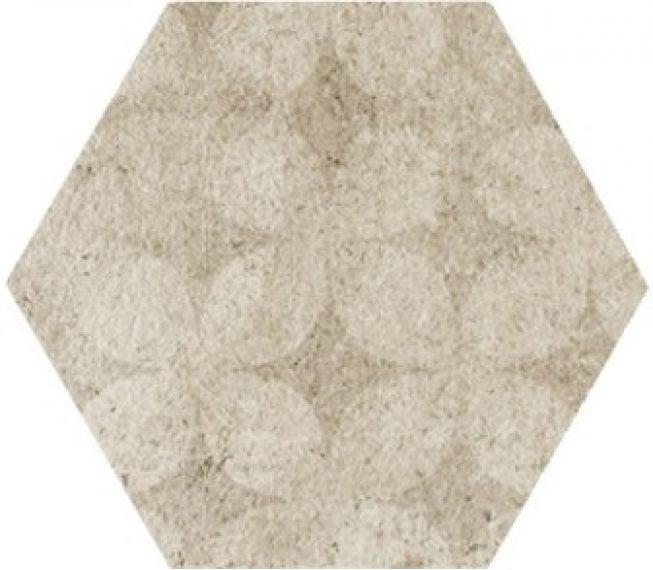 1047251 RIABITA ESAGONA FABRIC NATURAL 24x27,7