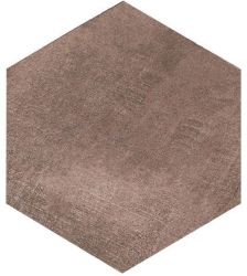 1047331 DOCKLANDS BROWN HEXAGONE 24x27,7