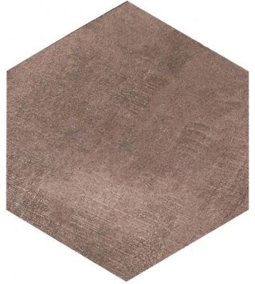 1047331 DOCKLANDS BROWN HEXAGONE 24x27,7