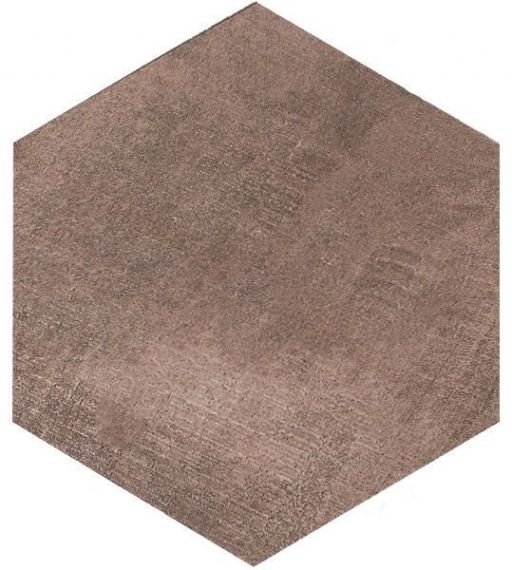 1047331 DOCKLANDS BROWN HEXAGONE 24x27,7