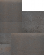 1086526 Керамогранит Italica Modulare 39 Terra Arsa (комплект 2шт 20x20, 1шт 20x40, 2шт 40x40, 1шт 40x60,8)