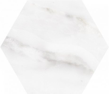 114702 LOVE AFFAIRS CALACATTA HEXAGON 20x23