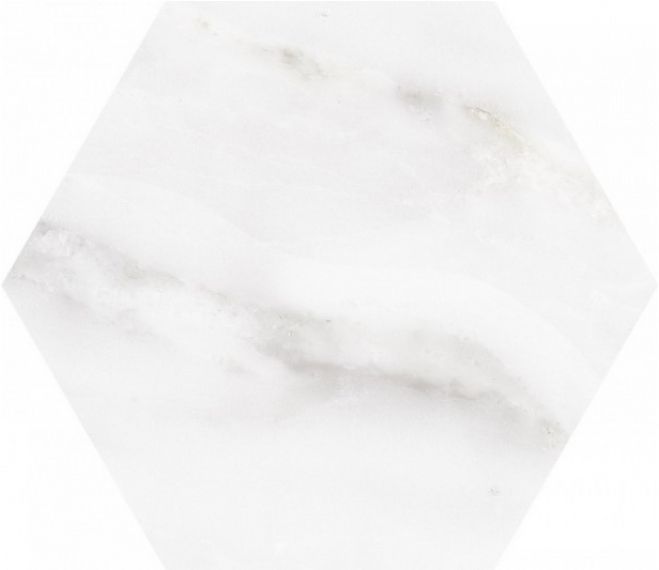 114702 LOVE AFFAIRS CALACATTA HEXAGON 20x23