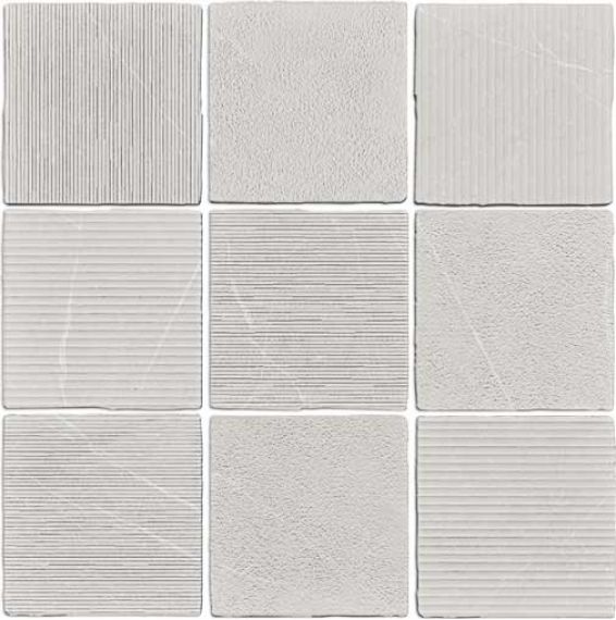 120290 GEA CARVED GREY 12.5x12.5