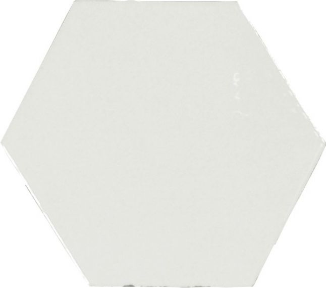 122078 Плитка ZELLIGE HEXA WHITE 10,8x12,4