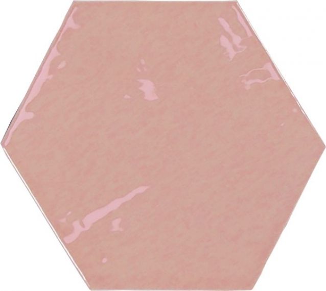 122082 Плитка ZELLIGE HEXA PINK 10,8x12,4