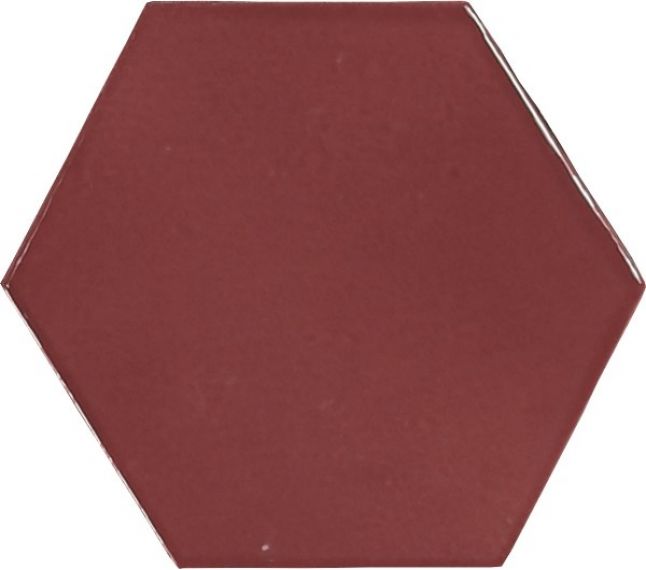 122084 Плитка ZELLIGE HEXA WINE 10,8x12,4