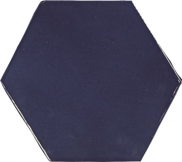 122085 ZELLIGE HEXA COBALT 10,8x12,4