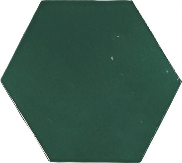 122086 ZELLIGE HEXA EMERALD 10,8x12,4