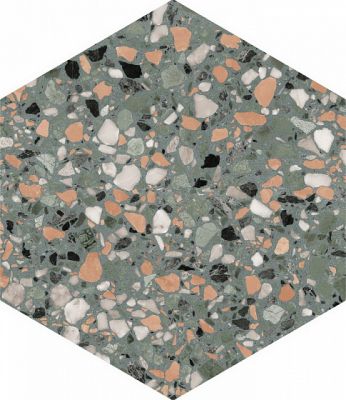 123384 Terrazzo Teal 32x36.8
