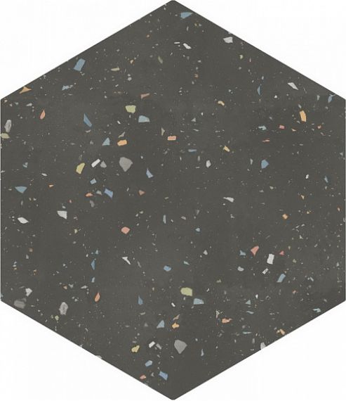 123386 Terrazzo Graphite Colours 32x36.8
