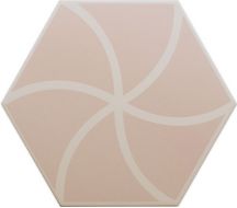 127015 FANCY WAVES PINK R10 20x23