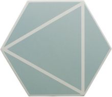 127016 FANCY LINES BLUE R10 20x23