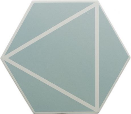 127016 FANCY LINES BLUE R10 20x23