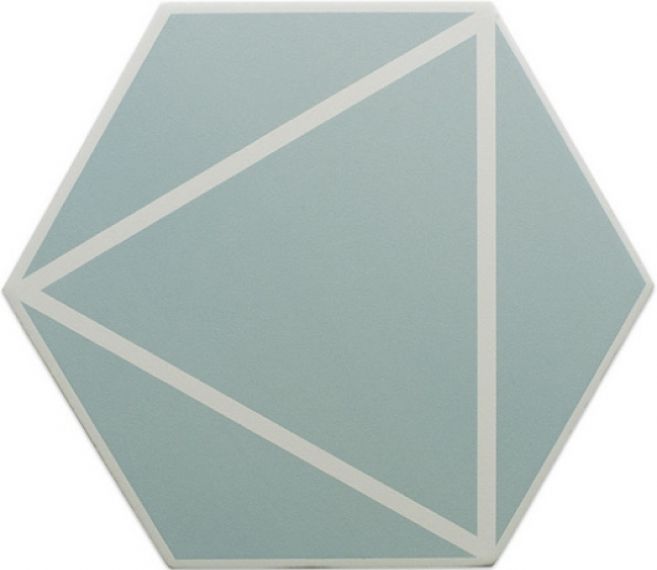 127016 FANCY LINES BLUE R10 20x23