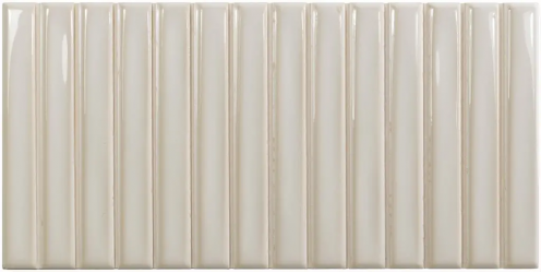 128697 Плитка Sweet Bars Deep White 12,5x25