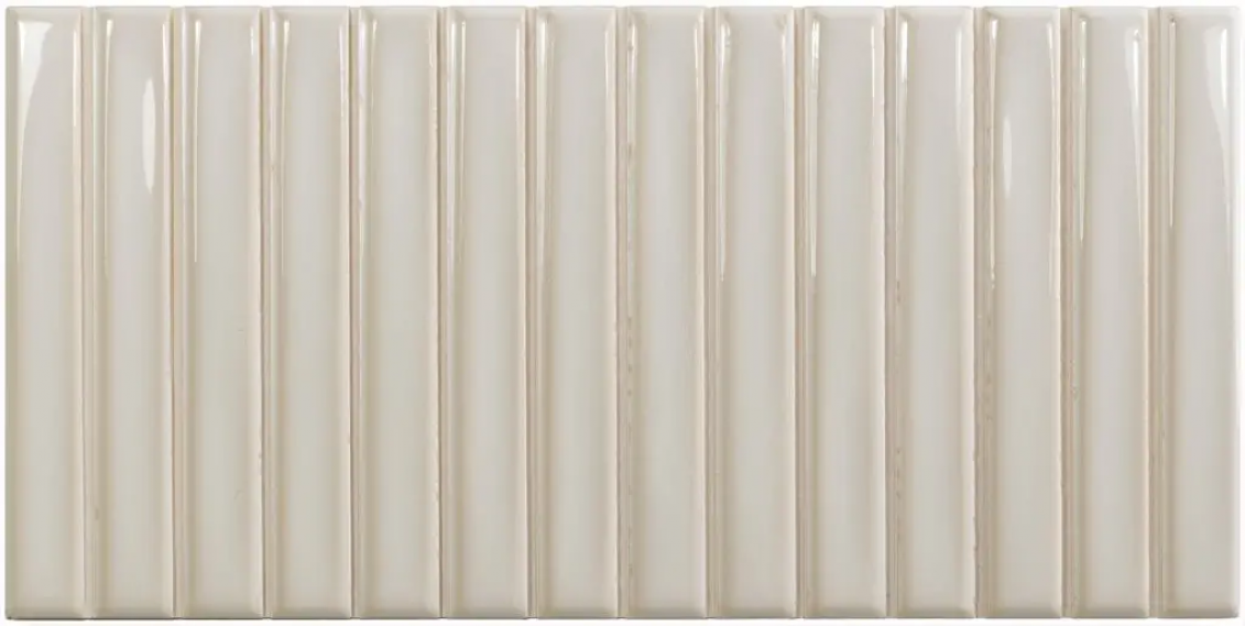 128697 Плитка Sweet Bars Deep White 12,5x25