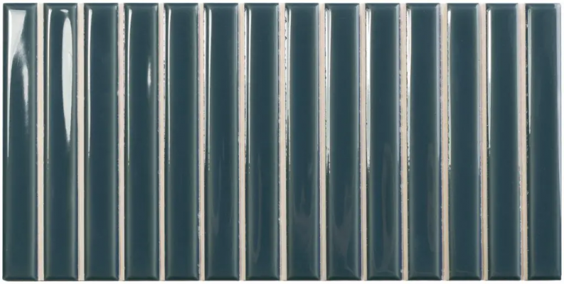 128703 Плитка Sweet Bars Peacock Blue 12,5x25