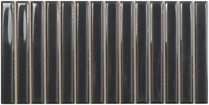 128704 Плитка Sweet Bars Ebony 12,5x25