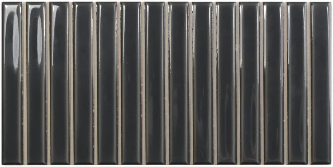 128704 Плитка Sweet Bars Ebony 12,5x25