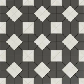 130013 Tesserae Suit B&W Plus 28x28