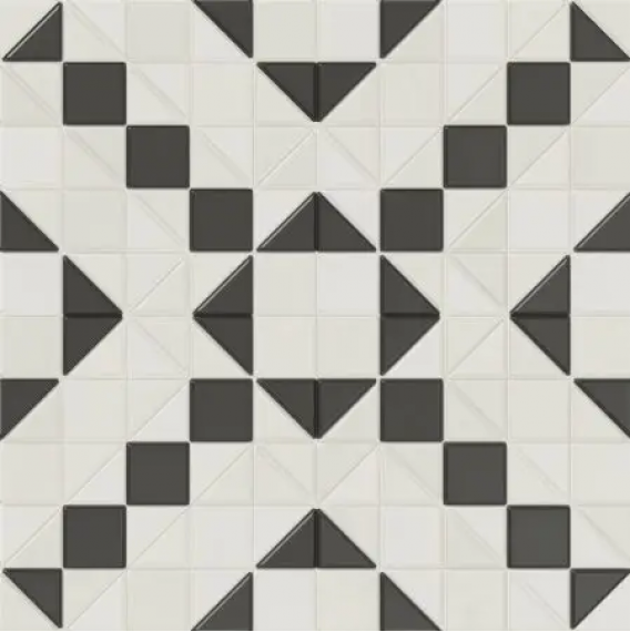130014 Керамогранит Tesserae Like B&W 28x28