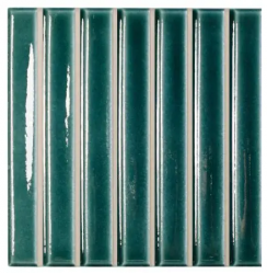 130054 Плитка Sweet Bars Teal Gloss 11,6x11,6