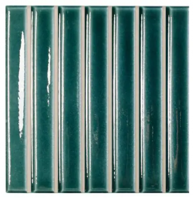 130054 Плитка Sweet Bars Teal Gloss 11,6x11,6