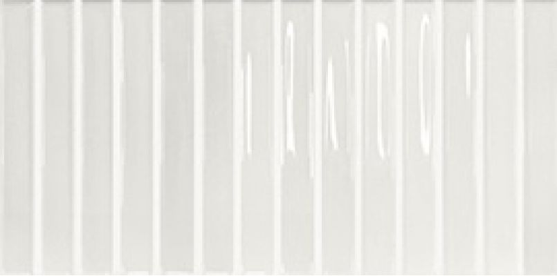 133469 Плитка Flash Bars White 12,5x25