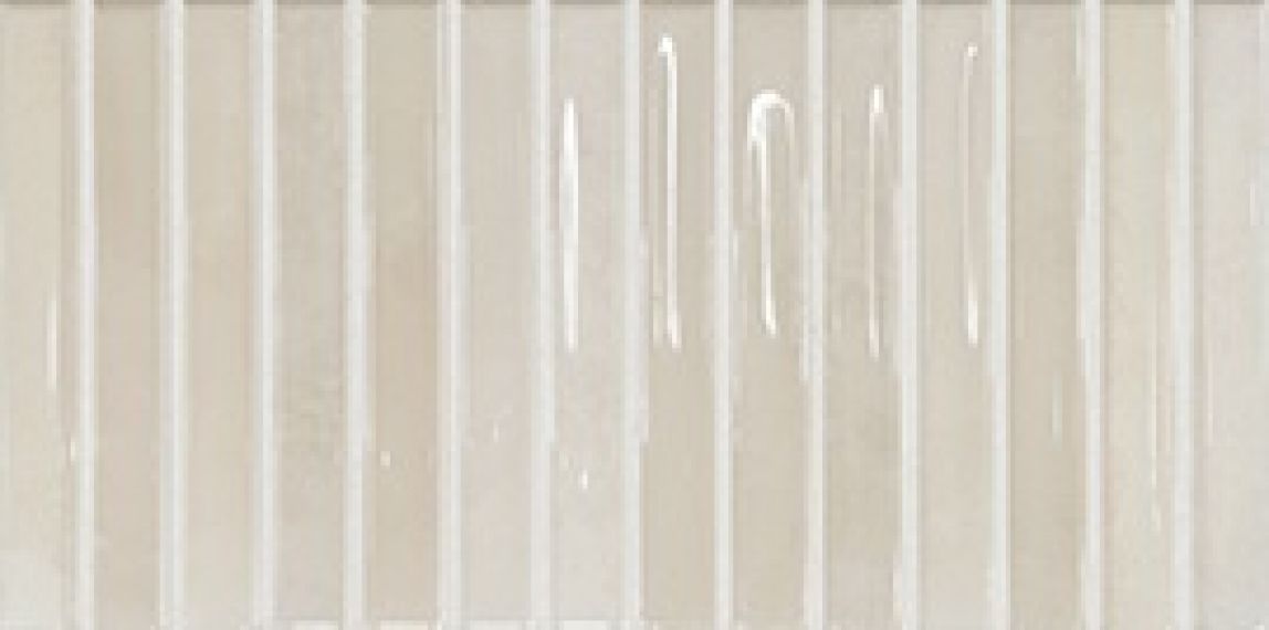 133471 Плитка Flash Bars Ivory 12,5x25