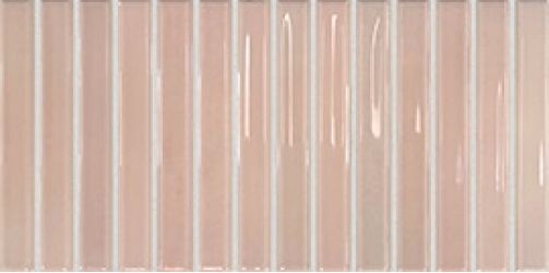 133472 Плитка Flash Bars Blush 12,5x25