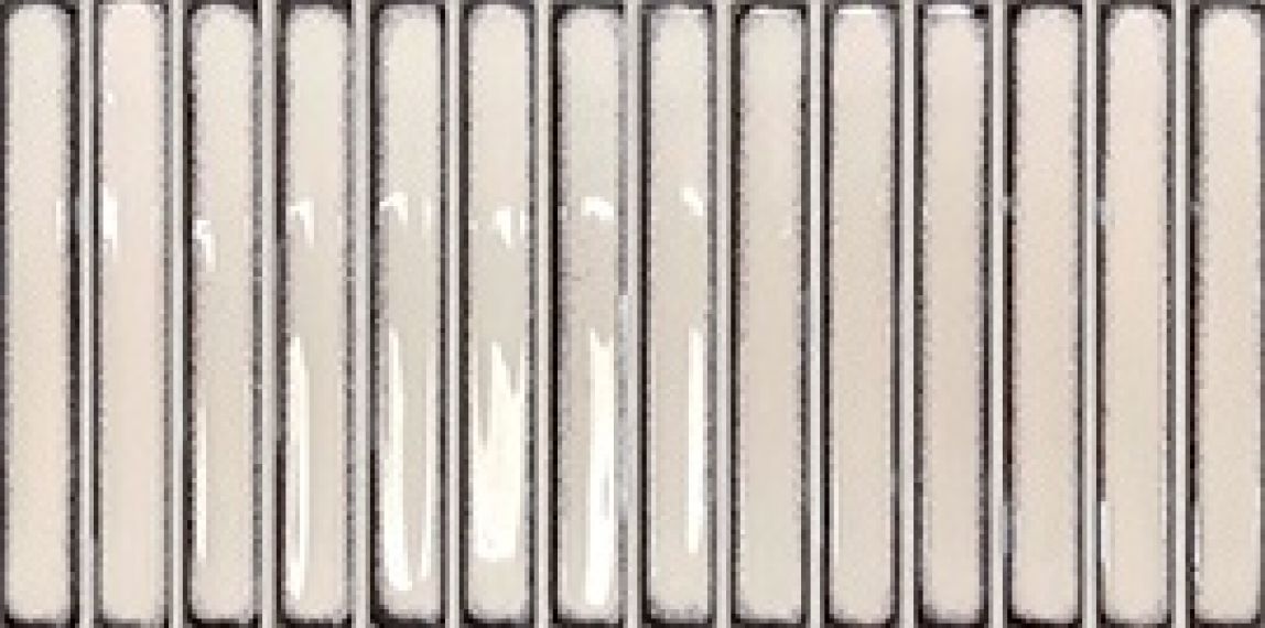 133478 Плитка Osaka Bars White 12,5x25