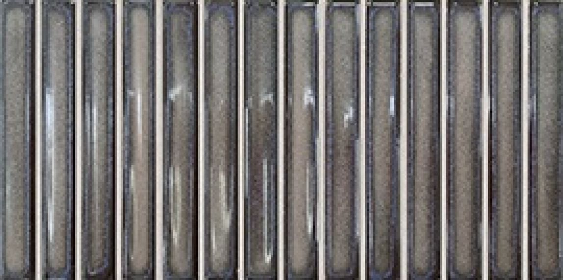 133479 Плитка Osaka Bars Grey 12,5x25