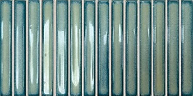 133481 Плитка Osaka Bars Green 12,5x25