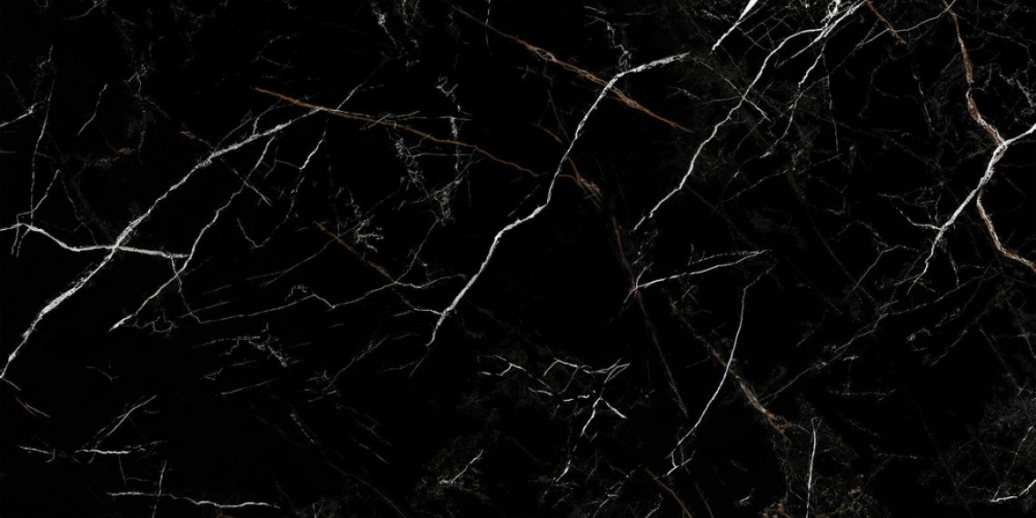 17442 Керамогранит Nero полированный HG черный ректификат 60x120