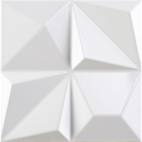 187349 MULTISHAPES White Gloss 25x25